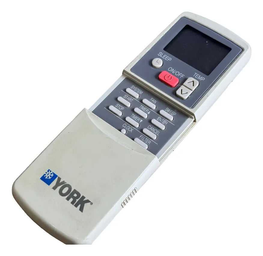 Control Remoto Original Aire Acondicionado York Blanco