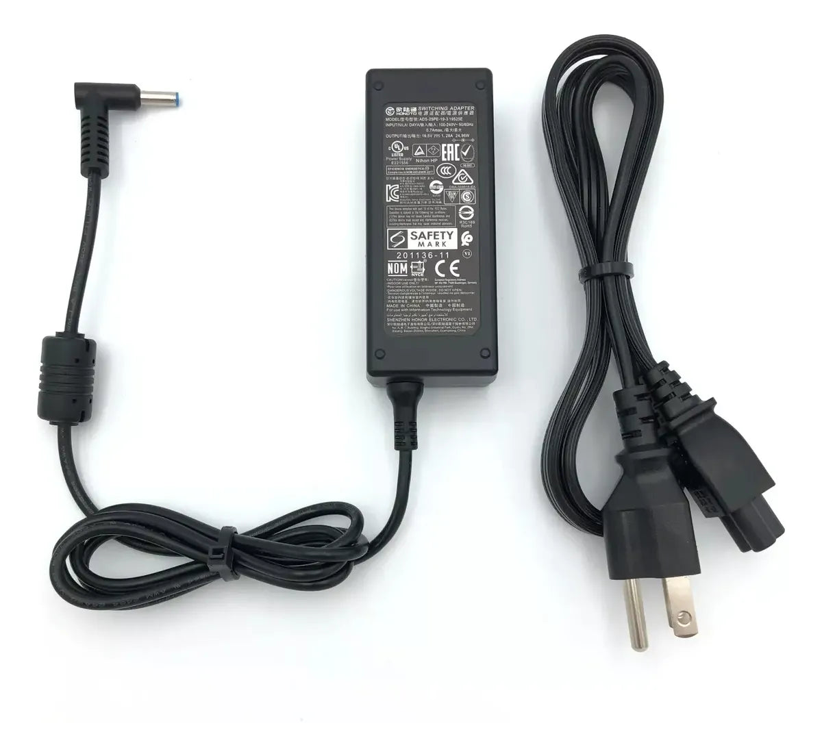 Cargador Original Para Monitores Hp  Negro